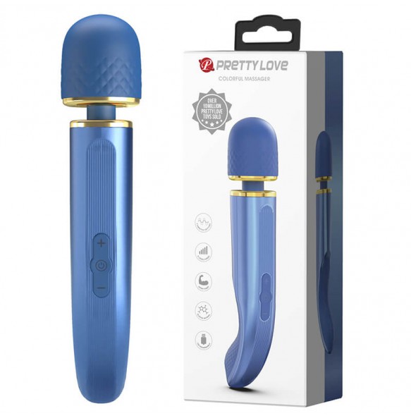 PRETTY LOVE - Colorful Powerful AV Wand (Chargeable - Blue)